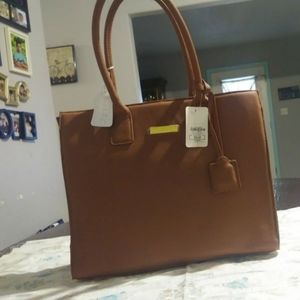 New Joy Iman leather large handbag